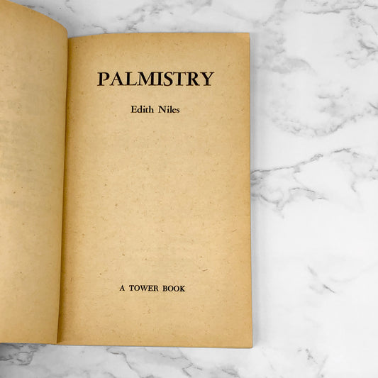 Palmistry by Edith Niles [1965 PAPERBACK]