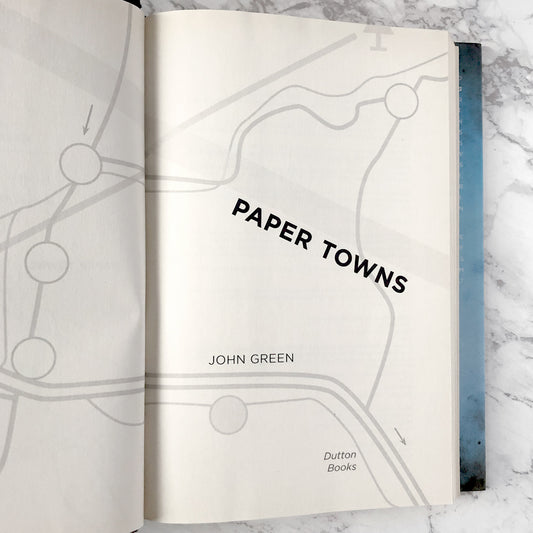 Paper Towns by John Green [FIRST EDITION / FIRST PRINTING]
