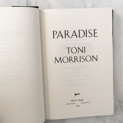 Paradise by Toni Morrison [FIRST EDITION] 1998 • Knopf