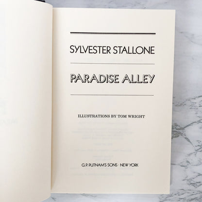 Paradise Alley: A Novel by Sylvester Stallone [FIRST EDITION • FIRST PRINTING] 1977