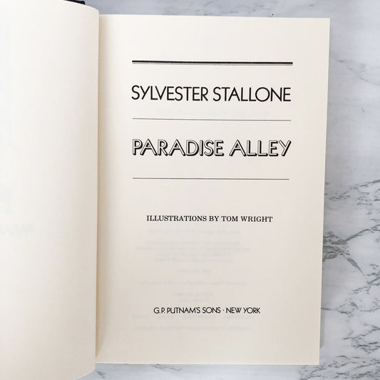 Paradise Alley: A Novel by Sylvester Stallone [FIRST EDITION • FIRST PRINTING] 1977