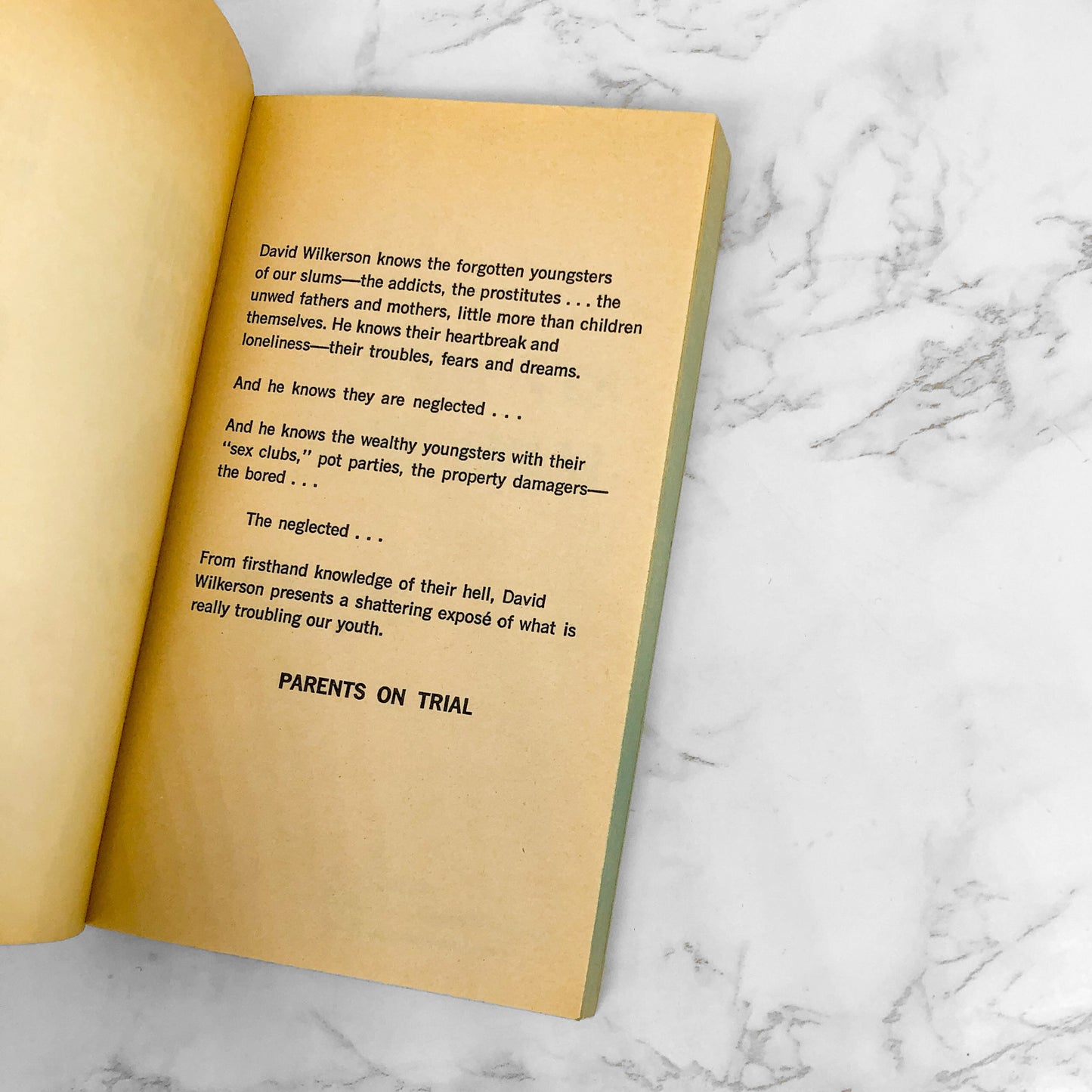 Parents on Trial by David Wilkerson [1971 PAPERBACK]