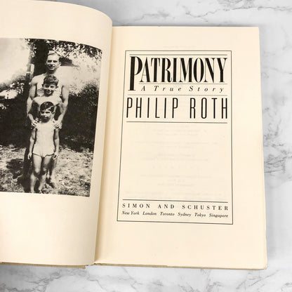 Patrimony: A True Story by Philip Roth [FIRST EDITION] 1991