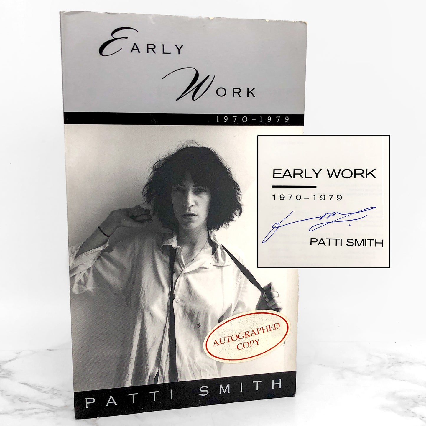Early Work: 1970-1979 by Patti Smith SIGNED! [FIRST EDITION PAPERBACK] 1994