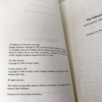 The Valkyries, The Fifth Mountain & Veronika Decides to Dies by Paulo Coelho [TRADE PAPERBACK] 2003