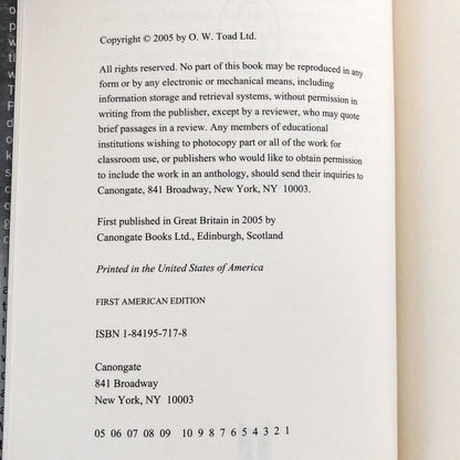 The Penelopiad by Margaret Atwood [FIRST EDITION • FIRST PRINTING] 2005