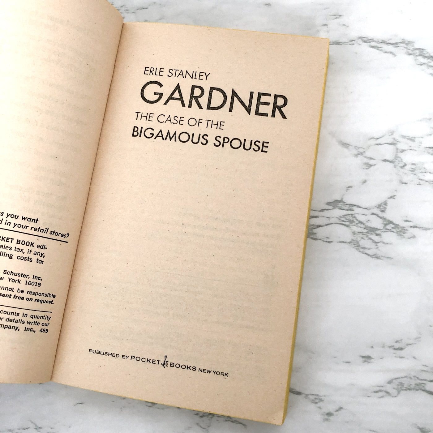 Perry Mason: The Case of the Bigamous Spouse by Erle Stanley Gardner [1971 PAPERBACK]