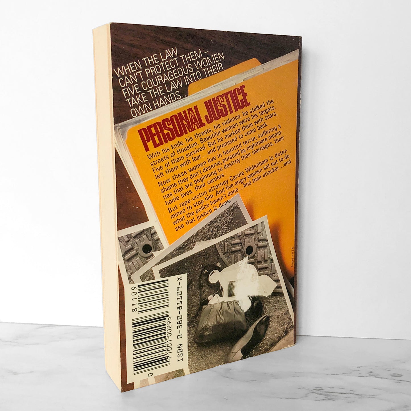 Personal Justice by Ann Hilborn [FIRST EDITION / FIRST PRINTING] 1982