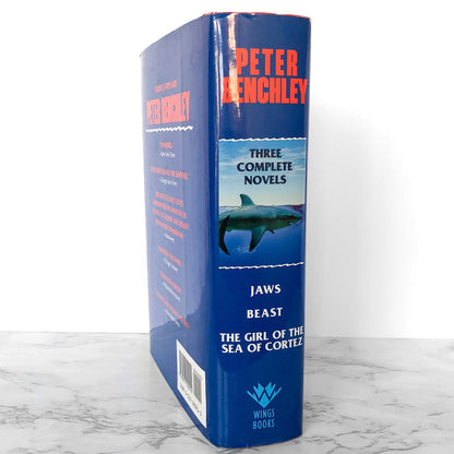 Three Complete Novels by Peter Benchley [1994 HARDCOVER OMNIBUS] Jaws, Beast, The Girl of the Sea of Cortez