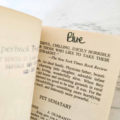 Pet Sematary by Stephen King [1984 PAPERBACK]