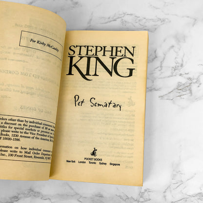 Pet Sematary by Stephen King [2001 PAPERBACK] Pocket Books