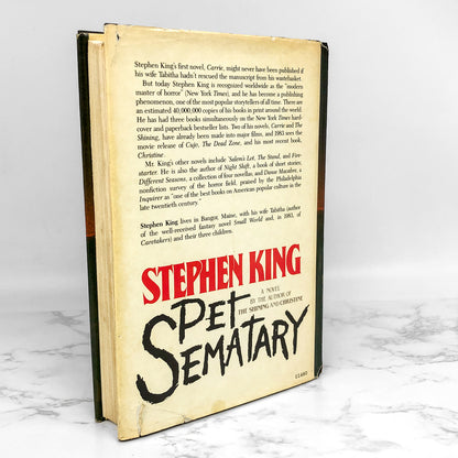 Pet Sematary by Stephen King [1983 HARDCOVER] *See Condition
