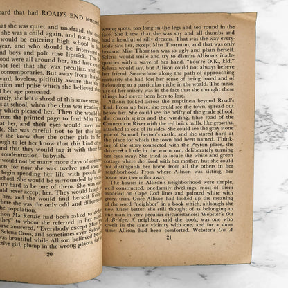 Peyton Place by Grace Metalious [1957 DELL PAPERBACK]