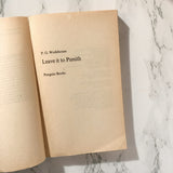 Leave it to Psmith by P.G. Wodehouse [U.K. PAPERBACK / 1975] - Bookshop Apocalypse