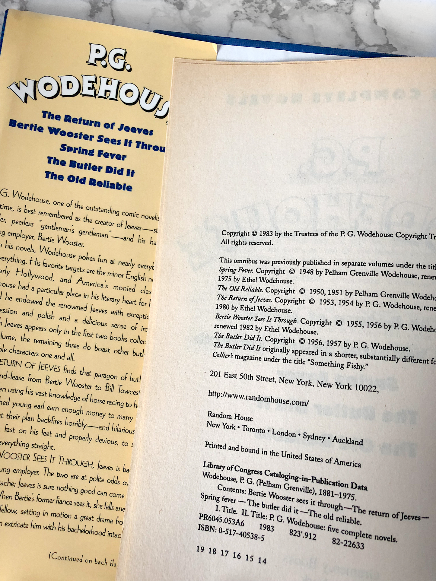 Five Complete Novels by P.G. Wodehouse - Bookshop Apocalypse