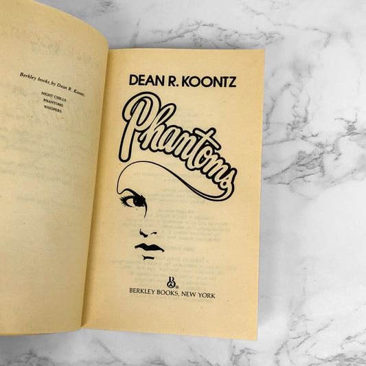 Phantoms by Dean Koontz [FIRST PAPERBACK PRINTING] 1983