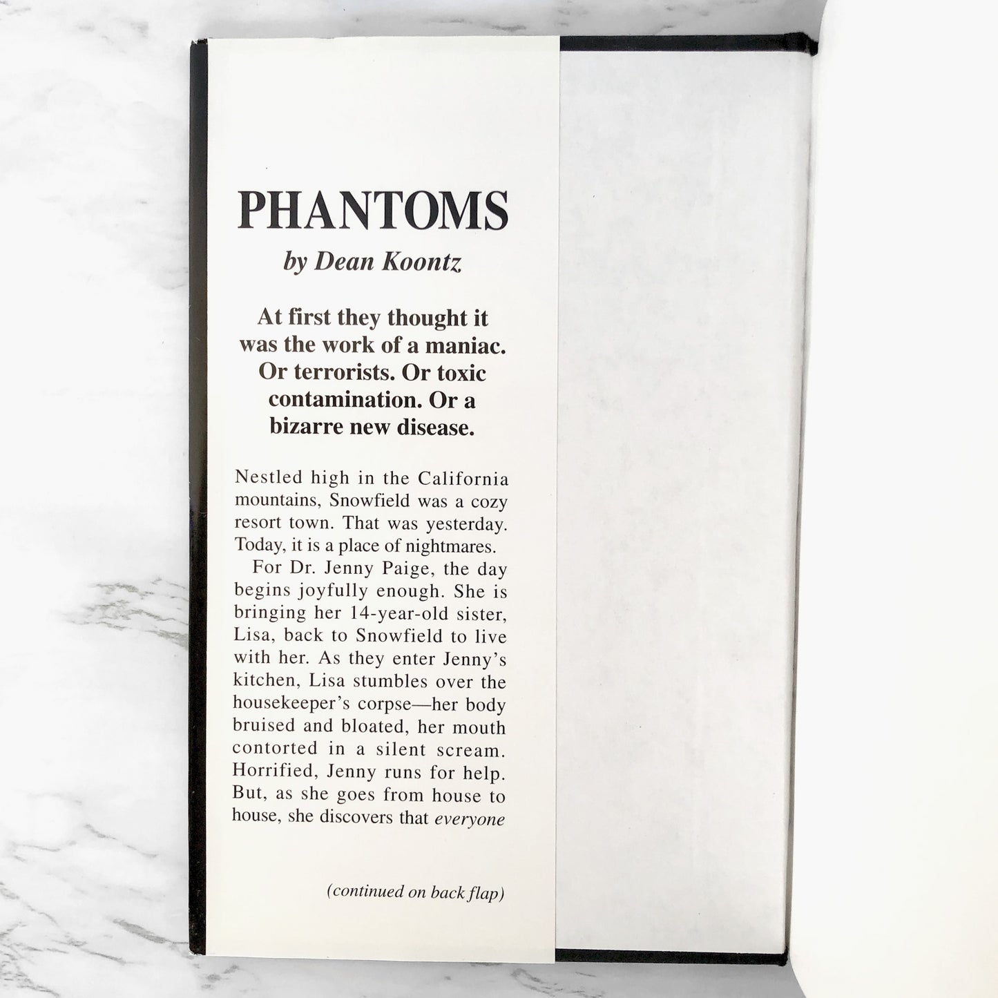 Phantoms by Dean Koontz [RARE BOOK CLUB EDITION] 1983