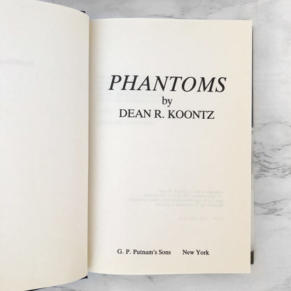 Phantoms by Dean Koontz [RARE BOOK CLUB EDITION] 1983