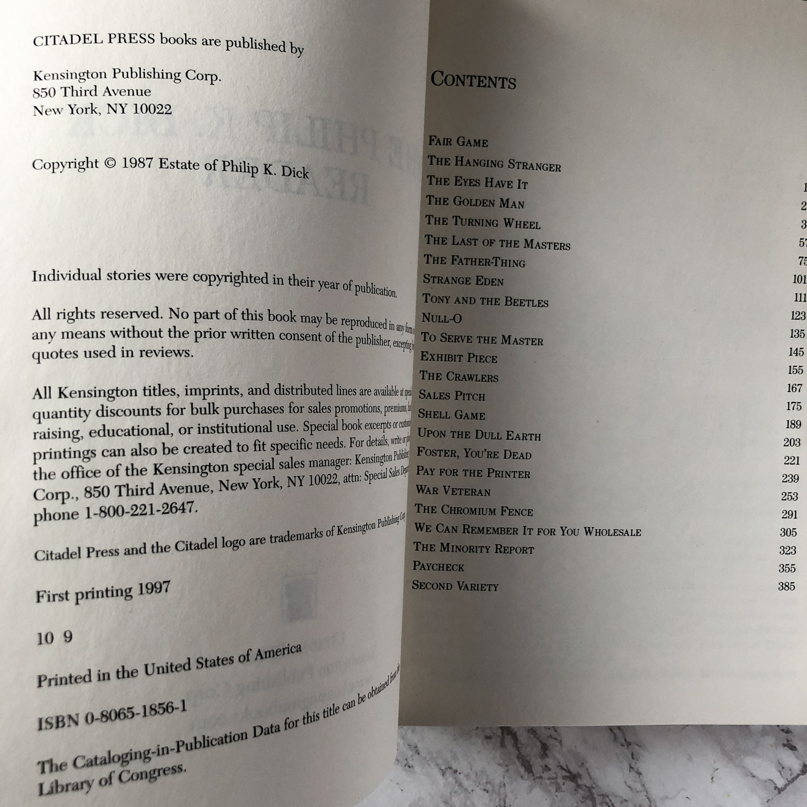 The Philip K. Dick Reader by Philip K. Dick - Bookshop Apocalypse