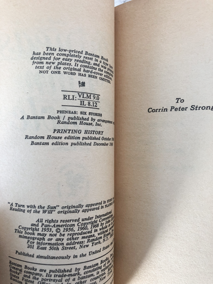 Phineas by John Knowles - Bookshop Apocalypse