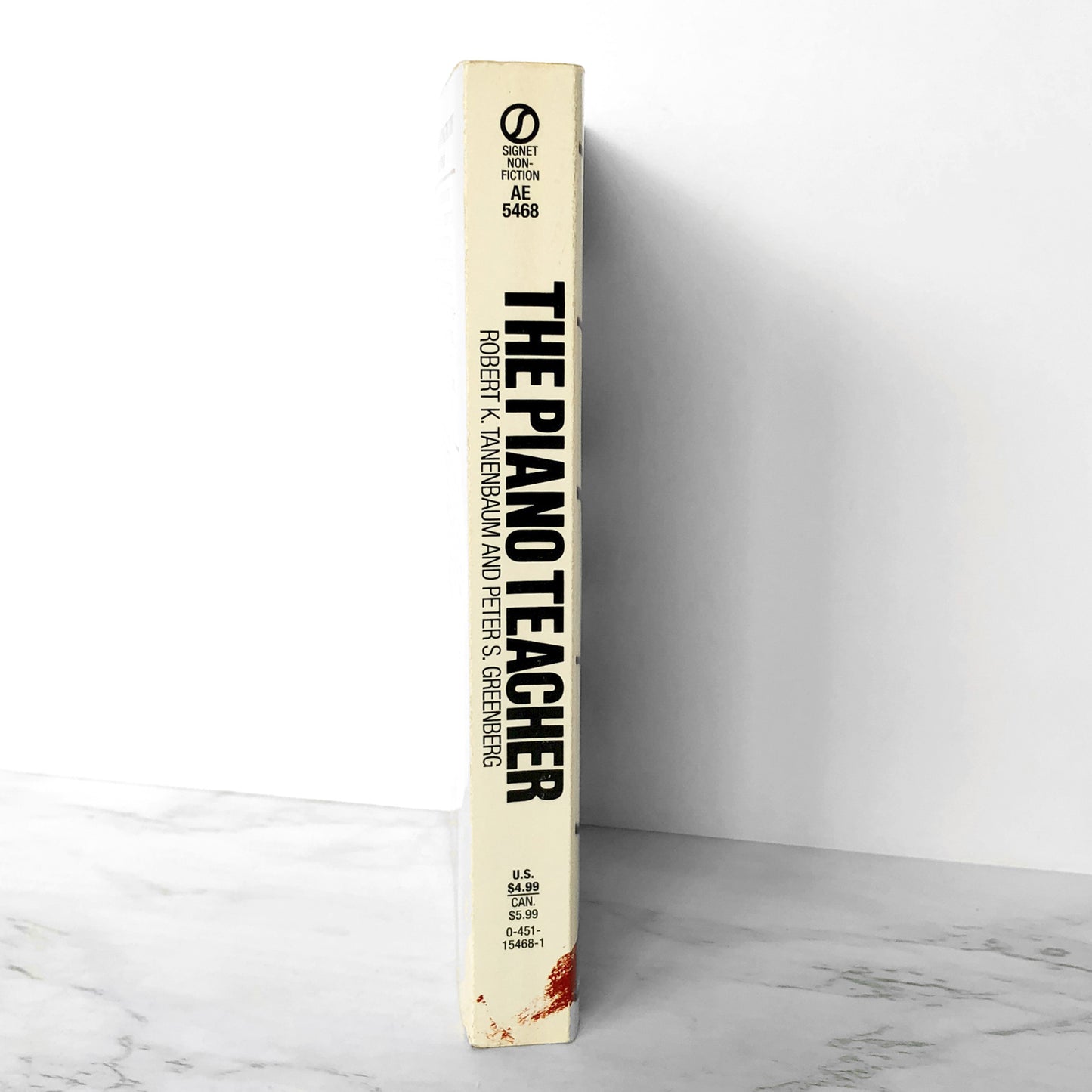 The Piano Teacher: The True Story of a Psychotic Killer by Robert K. Tanenbaum & Peter S. Greenberg [1987 PAPERBACK]