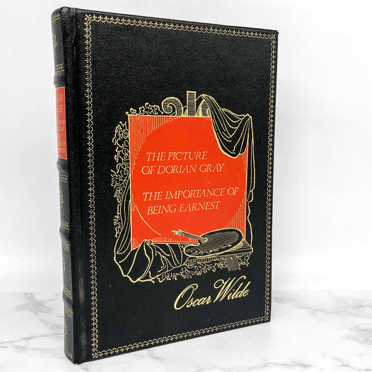 The Picture of Dorian Gray & The Importance of Being Earnest by Oscar Wilde [LEATHER-BOUND HARDCOVER] 1986 • Booklovers Library