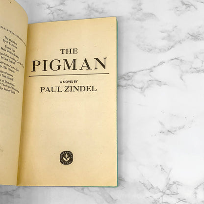 The Pigman by Paul Zindel [FIRST PAPERBACK PRINTING] 1970 • Laurel-Leaf