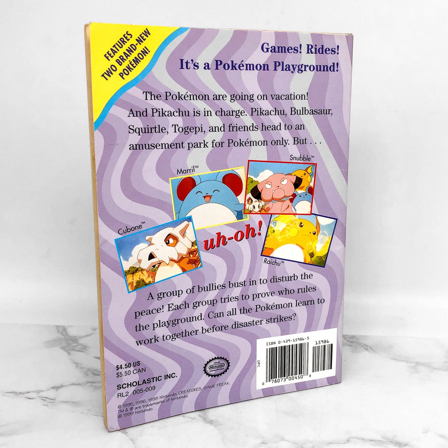 Pokemon: Pikachu's Vacation by Tracey West [TRADE PAPERBACK] 1998