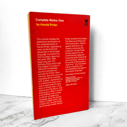 Harold Pinter: The Complete Works - Volume One [1977 PAPERBACK] - Bookshop Apocalypse