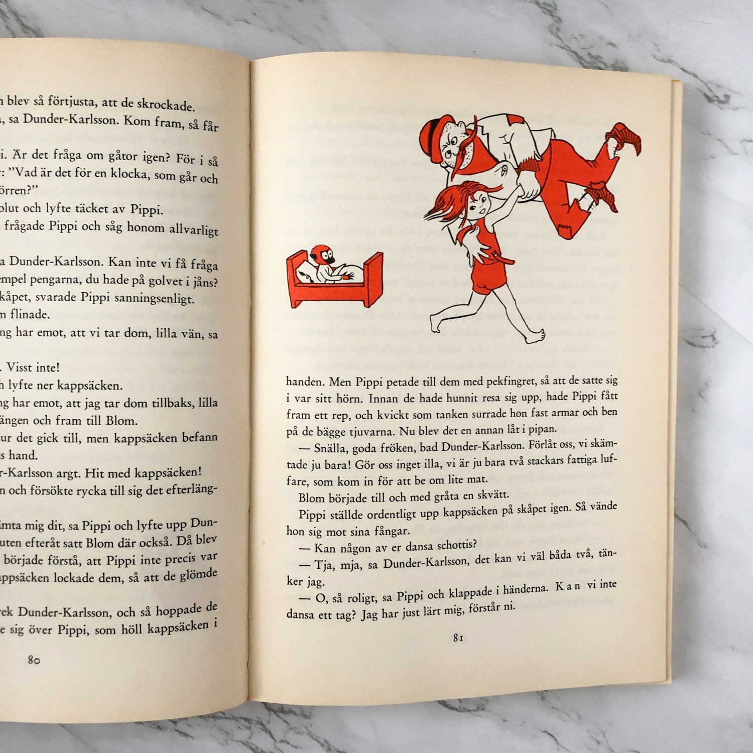 Boken Om Pippi Langstrump by Astrid Lindgren [1952 SWEDISH HARDCOVER] - Bookshop Apocalypse