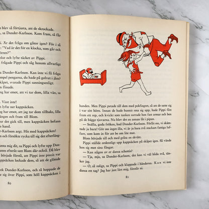 Boken Om Pippi Langstrump by Astrid Lindgren [1952 SWEDISH HARDCOVER] - Bookshop Apocalypse