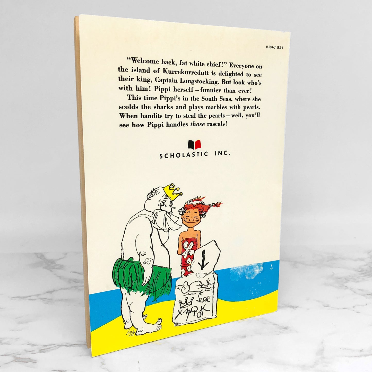 Pippi in the South Seas by Astrid Lindgren [1972 TRADE PAPERBACK]