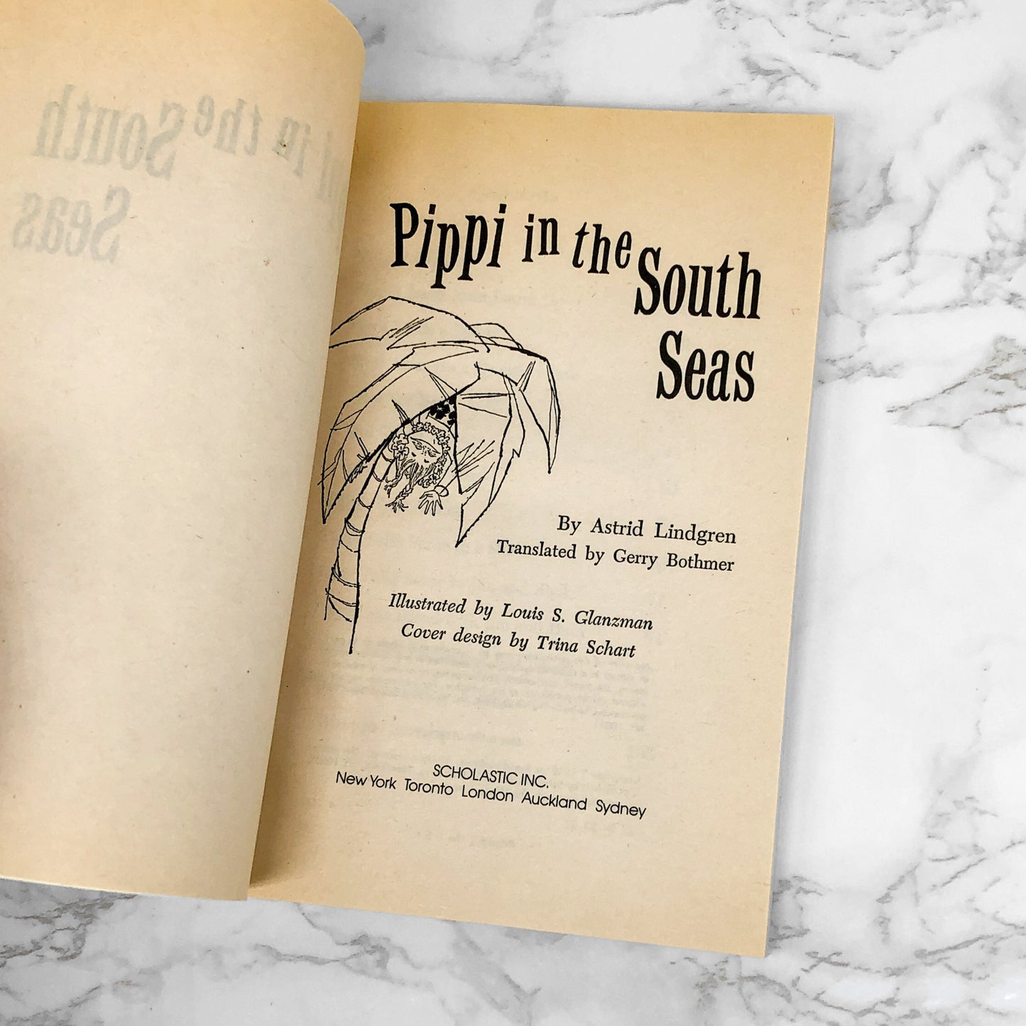 Pippi in the South Seas by Astrid Lindgren [1972 TRADE PAPERBACK]