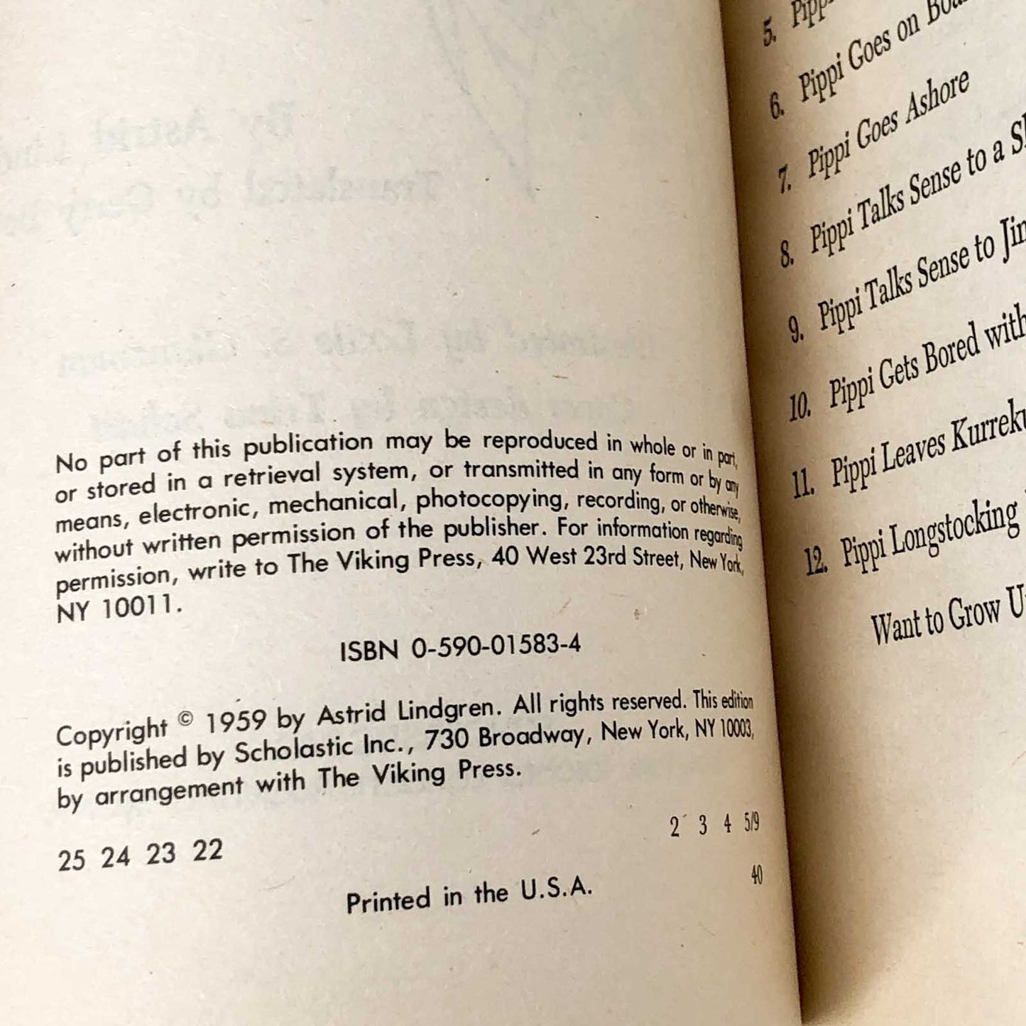 Pippi in the South Seas by Astrid Lindgren [1972 TRADE PAPERBACK]