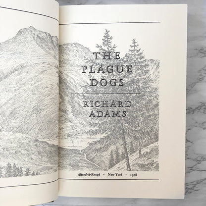 The Plague Dogs by Richard Adams [FIRST EDITION / FIRST PRINTING] 1978