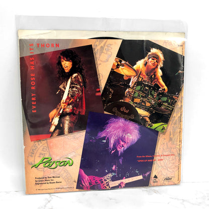 Poison – Every Rose Has Its Thorn [7" VINYL SINGLE] 1988 • Enigma X Capitol