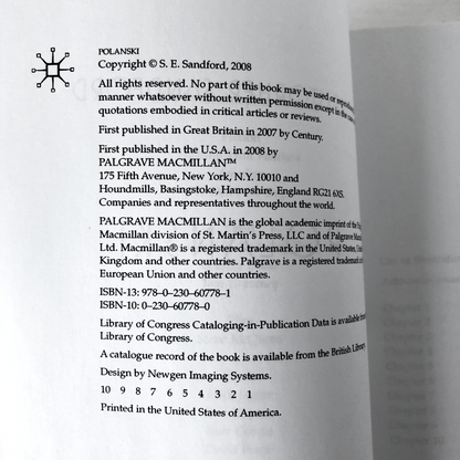 Polanski by Christopher Sandford [ADVANCE READERS PAPERBACK] - Bookshop Apocalypse