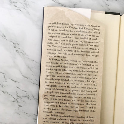Political Fictions by Joan Didion SIGNED! [FIRST EDITION / FIRST PRINTING]