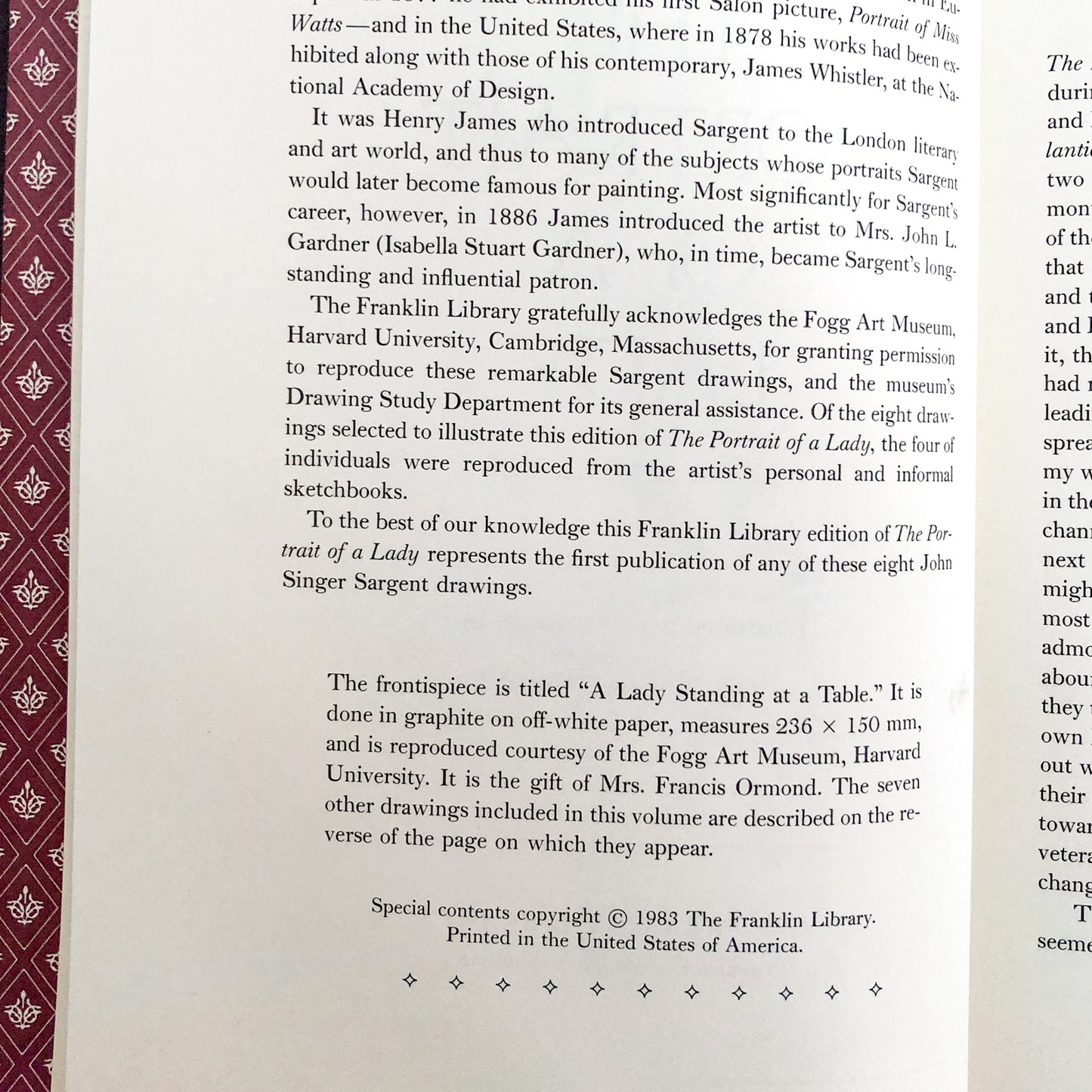 The Portrait of a Lady by Henry James [THE FRANKLIN LIBRARY / 1983]