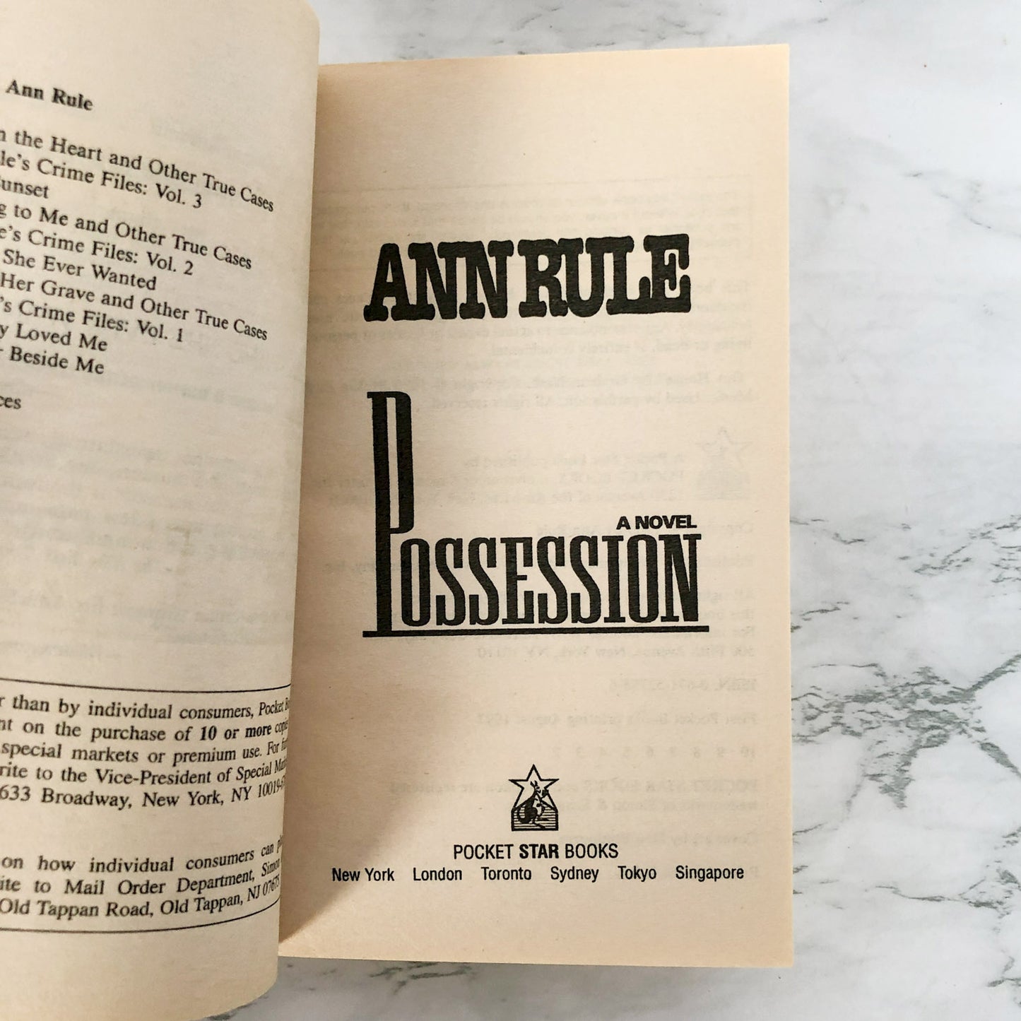 Possession by Ann Rule [1997 PAPERBACK]