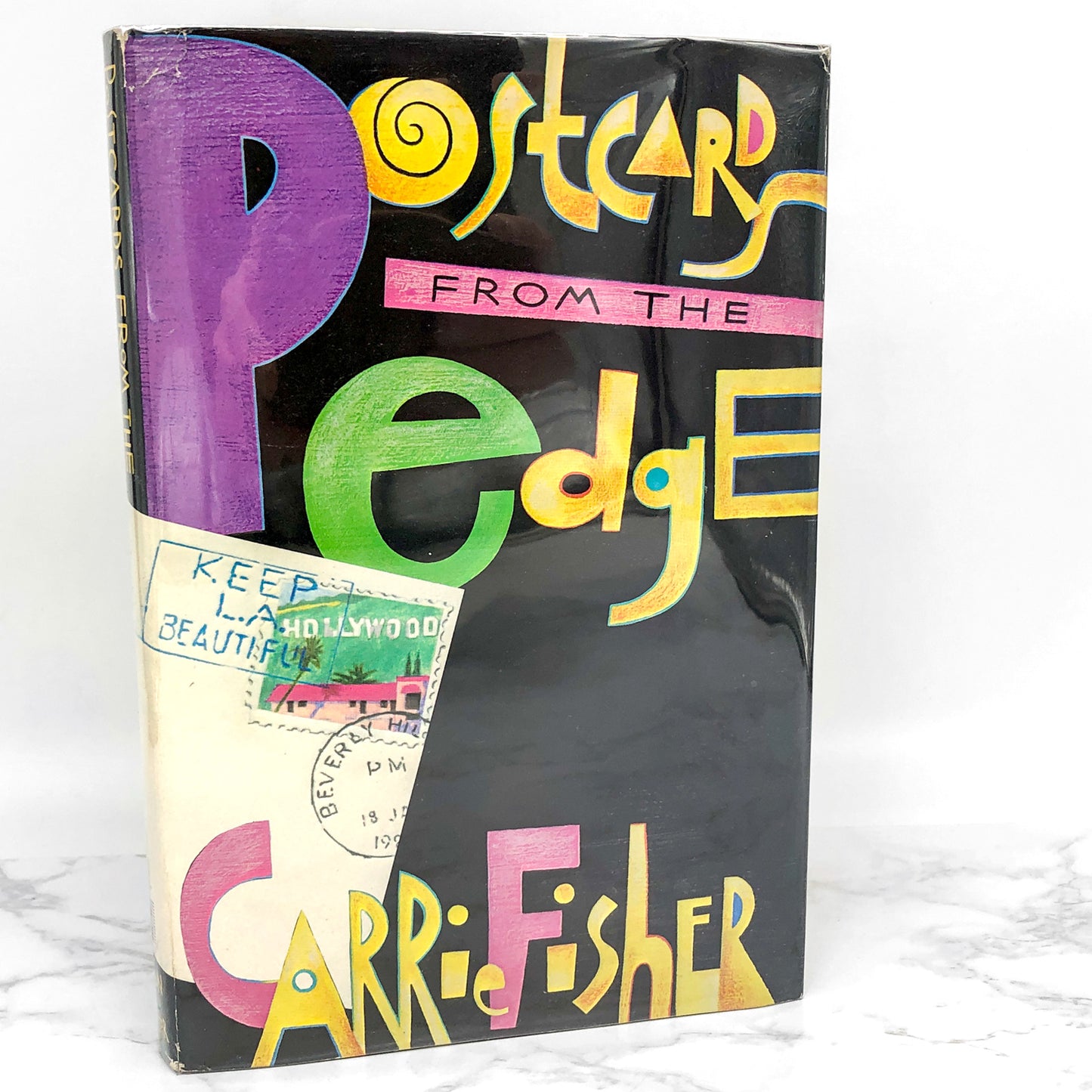 Postcards from the Edge by Carrie Fisher [1987 HARDCOVER]