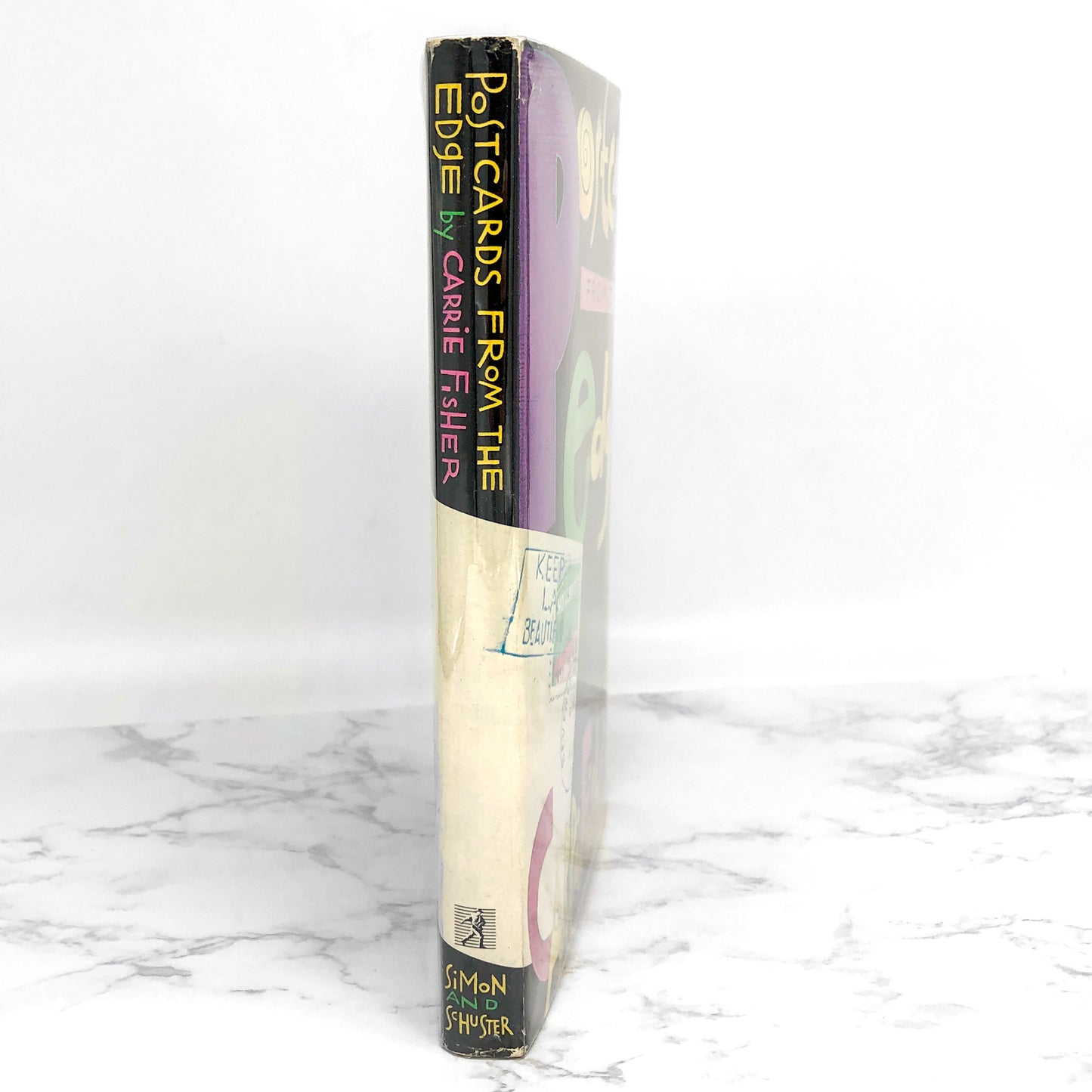 Postcards from the Edge by Carrie Fisher [1987 HARDCOVER]