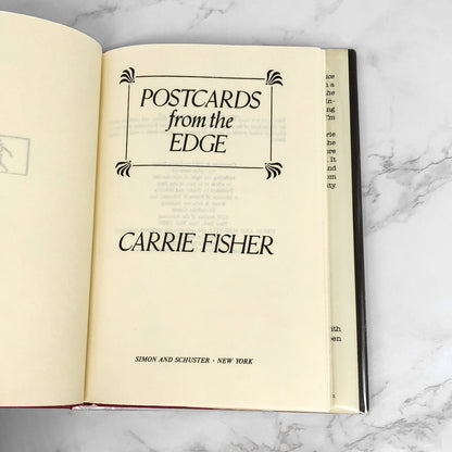Postcards from the Edge by Carrie Fisher [1987 HARDCOVER]