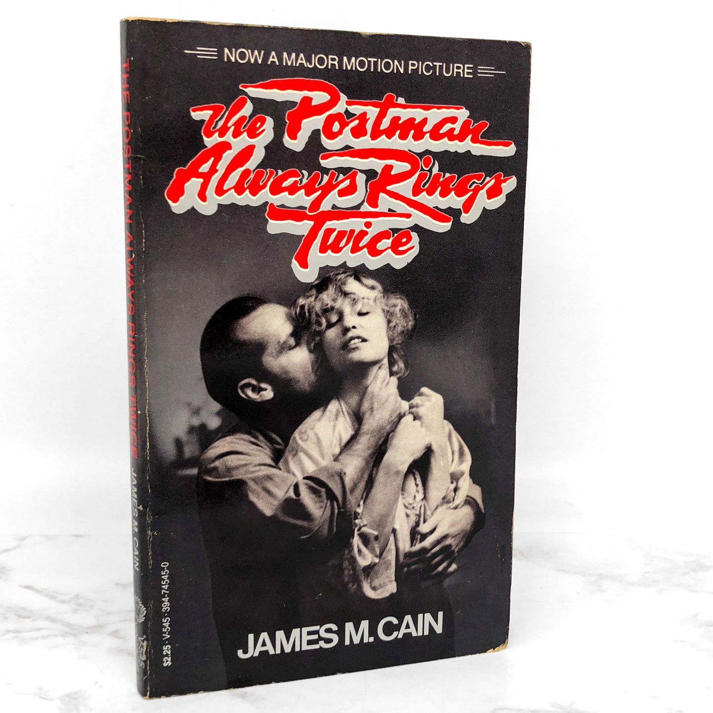 The Postman Always Rings Twice by James M. Cain [MOVIE TIE-IN PAPERBACK] 1981 • Vintage