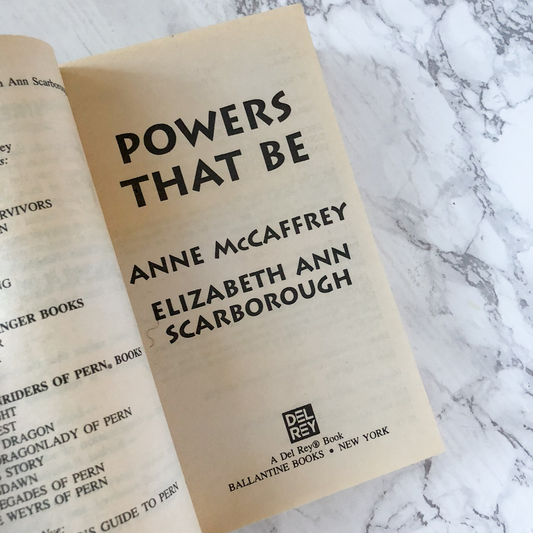 Powers That Be by Anne McCaffrey & Elizabeth Ann Scarborough - Bookshop Apocalypse