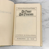 The Power That Preserves by Stephen R. Donaldson [1977 HARDCOVER]  *See Condition
