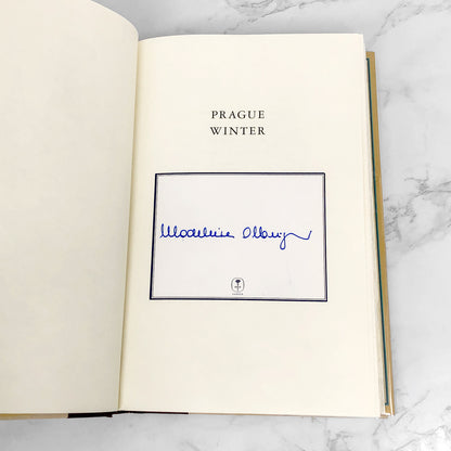 Prague Winter by Madeleine Albright SIGNED! [FIRST EDITION] 2012 • HarperCollins
