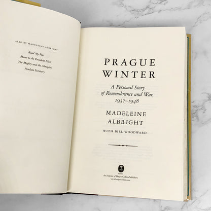 Prague Winter by Madeleine Albright SIGNED! [FIRST EDITION] 2012 • HarperCollins