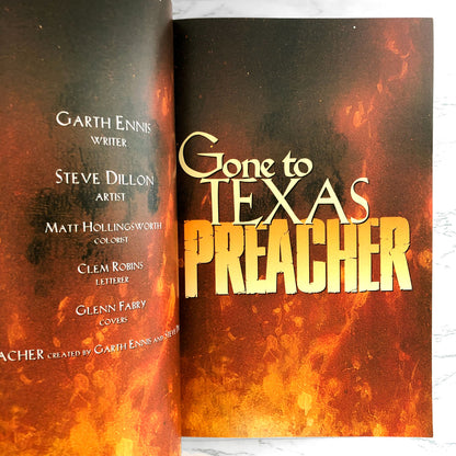 Preacher Volume 1: Gone to Texas by Garth Ennis & Steve Dillon [FIRST EDITION / 1996]