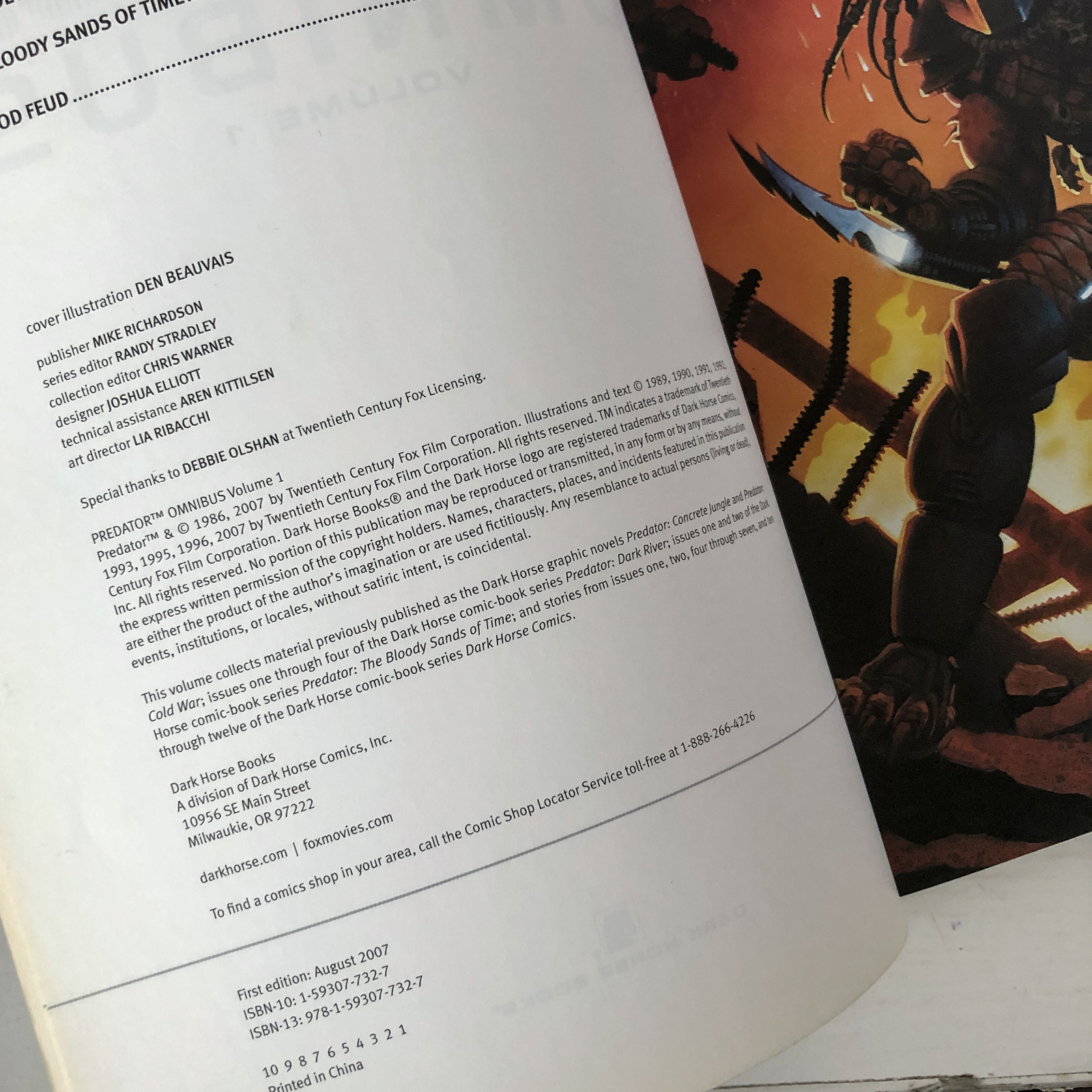 Predator Omnibus VOLUME 1 [2007 PAPERBACK] - Bookshop Apocalypse